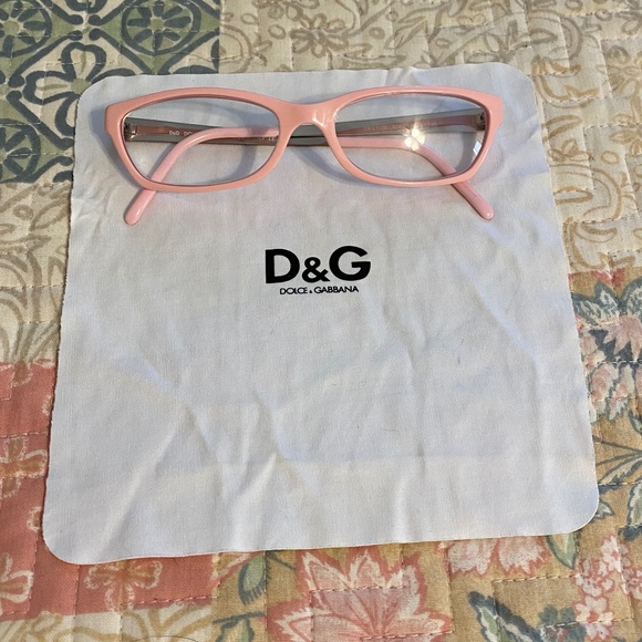 Dolce & Gabbana Pink Rimmed Eyeglasses - Picture 2 of 11